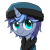 Size: 1920x1925 | Tagged: safe, artist:ce2438, imported from derpibooru, oc, oc only, oc:moonlight toccata, pony, unicorn, clothes, coat, female, hat, simple background, solo, transparent background, winter clothes