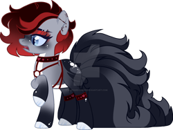 Size: 1280x965 | Tagged: safe, artist:blizzard-queen, imported from derpibooru, oc, oc only, oc:intense love, earth pony, pony, base used, deviantart watermark, female, mare, obtrusive watermark, simple background, solo, transparent background, watermark