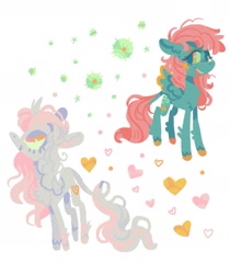 Size: 1505x1791 | Tagged: safe, artist:astro_eden, artist:astroeden, imported from derpibooru, oc, oc only, pegasus, pony, unicorn, duo