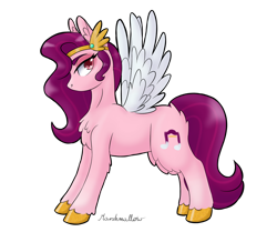 Size: 1280x1069 | Tagged: safe, artist:sunshmallow, imported from derpibooru, pipp petals, pegasus, pony, spoiler:g5, female, g5, mare, pipp, signature, simple background, solo, transparent background, unshorn fetlocks