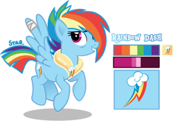 Size: 1280x928 | Tagged: safe, artist:star-gaze-pony, imported from derpibooru, rainbow dash, pony, jewelry, older, older rainbow dash, reference sheet, regalia, simple background, solo, transparent background