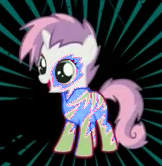 Size: 162x166 | Tagged: safe, artist:pagiepoppie12345, imported from derpibooru, sweetie belle, unicorn, the show stoppers, female, filly, outfit, recolor, rockstar, smiling