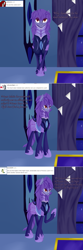 Size: 900x2704 | Tagged: safe, artist:fabuleuxosity, imported from derpibooru, oc, oc only, oc:amelia, oc:amelia valkyria, bat pony, pony, ask the lunar general, female, mare, solo