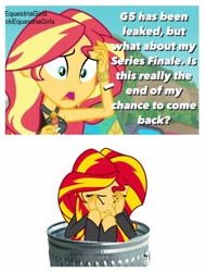 Size: 3106x4096 | Tagged: safe, edit, edited edit, edited screencap, imported from derpibooru, screencap, sunset shimmer, equestria girls, abuse, save equestria girls, shimmerbuse, the end of equestria girls, trash can