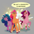 Size: 2608x2667 | Tagged: safe, artist:aztrial, imported from derpibooru, izzy moonbow, pipp petals, sunny starscout, earth pony, pegasus, pony, unicorn, spoiler:g5, adorapipp, cute, dialogue, female, freckles, g5, grammar error, izzybetes, mare, pipp, ponytail, speech bubble, sunnybetes, trio, trio female, unshorn fetlocks