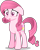 Size: 703x879 | Tagged: safe, artist:muhammad yunus, artist:tanahgrogot, imported from derpibooru, oc, oc only, oc:annisa trihapsari, earth pony, pony, my little pony: the movie, female, floppy ears, mare, movie accurate, not rarity, open mouth, pink body, pink hair, sad, sad pony, simple background, solo, transparent background, vector