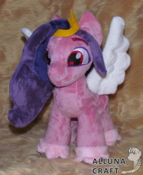 Size: 1955x2400 | Tagged: safe, artist:allunacraft, imported from derpibooru, pipp petals, pegasus, pony, female, g5, irl, photo, pipp, plushie, solo