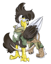 Size: 2000x2500 | Tagged: safe, artist:euspuche, imported from derpibooru, oc, oc only, griffon, simple background, smiling, transparent background