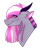 Size: 1044x1304 | Tagged: safe, artist:orangemoonarts, imported from derpibooru, oc, oc only, oc:pandora, draconequus, hybrid, pandoraverse, bust, female, interspecies offspring, offspring, parent:discord, parent:twilight sparkle, parents:discolight, simple background, solo, transparent background