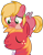 Size: 440x561 | Tagged: safe, artist:cloefo05, imported from derpibooru, big macintosh, oc, earth pony, pegasus, pony, base used, duo, father and child, father and daughter, female, male, offspring, parent:big macintosh, parent:derpy hooves, parents:derpymac, ponies riding ponies, pony hat, riding, simple background, white background