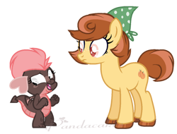 Size: 1024x780 | Tagged: safe, artist:ipandacakes, imported from derpibooru, oc, oc only, oc:aphorditem, oc:halehaven, dragon, earth pony, pony, female, mare, simple background, transparent background