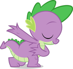 Size: 3149x3000 | Tagged: safe, artist:frownfactory, imported from derpibooru, spike, dragon, spike at your service, bowing, eyes closed, kneeling, male, simple background, solo, transparent background, vector