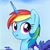 Size: 1024x1024 | Tagged: safe, artist:thisponydoesnotexist, imported from derpibooru, pony, ai content, ai generated, generator:thisponydoesnotexist, horn, neural network, not rainbow dash, solo