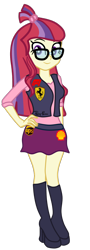 Size: 614x1705 | Tagged: safe, artist:gmaplay, imported from derpibooru, moondancer, equestria girls, equestria girls-ified, ferrari, formula 1, racing, simple background, solo, transparent background