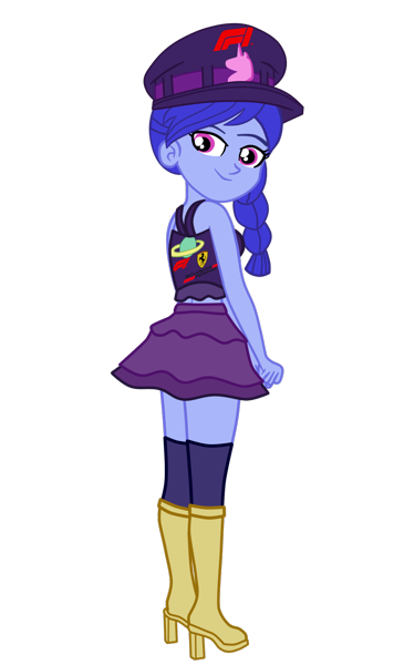 2560477 Safe Space Camp Character Solo Simple Background Transparent Background Equestria Girls Artist Gmaplay Racing Formula 1 Ferrari Ponerpics