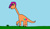 Size: 901x523 | Tagged: safe, artist:kookaman25, artist:stevenpepi, imported from derpibooru, sunny starscout, brachiosaurus, dinosaur, sauropod, 1000 hours in ms paint, dinosaurified, g5, my little pony: a new generation, species swap