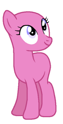 Size: 298x581 | Tagged: safe, artist:tastymintedbyapone, imported from derpibooru, earth pony, pony, friendship is magic, bald, base, female, mare, simple background, white background