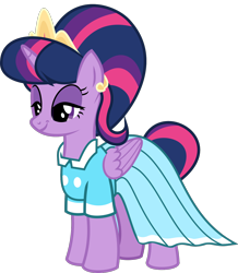 Size: 1329x1523 | Tagged: safe, anonymous artist, derpibooru exclusive, imported from derpibooru, stepford ponies, twilight sparkle, alicorn, pony, the last problem, .svg available, bedroom eyes, caption, clothes, dress, eyelashes, female, horns, image macro, jewelry, makeup, mare, monochrome, photo, simple background, smiling, solo, svg, text, tiara, transparent background, twilight sparkle (alicorn), vector, wings