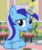 Size: 518x621 | Tagged: safe, edit, edited screencap, imported from derpibooru, screencap, minuette, pony, unicorn, amending fences, season 5, animated, aweeg*, cropped, cute, donut, eating, female, food, gif, herbivore, looking at you, loop, magic, magic aura, mare, minubetes, nose wrinkle, perfect loop, puffy cheeks, reversed, scrunchy face, smiling, solo, solo focus, table, telekinesis