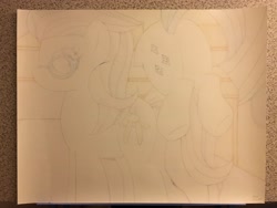 Size: 4032x3024 | Tagged: safe, artist:thor-disciple, rarity, earth pony, pony, unicorn, butt, compass, flank, geek, gem, glasses, light, math, nerd, plot, purple mane, purple tail, white pony