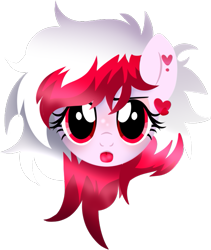 Size: 571x678 | Tagged: safe, artist:reptaurdrawsmlp, artist:tired-horse-studios, imported from derpibooru, oc, oc only, oc:punch drunk, pony, bust, female, mare, portrait, simple background, solo, transparent background