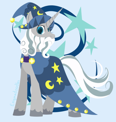 Size: 950x1000 | Tagged: safe, artist:enigmadoodles, imported from derpibooru, star swirl the bearded, pony, unicorn, februpony, solo