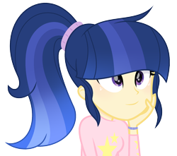 Size: 1848x1630 | Tagged: safe, artist:starshinesentry07, imported from derpibooru, oc, oc only, oc:starshine sentry, equestria girls, offspring, parent:flash sentry, parent:twilight sparkle, parents:flashlight, simple background, solo, transparent background