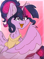 Size: 1620x2160 | Tagged: safe, artist:tizhonolulu, imported from derpibooru, twilight sparkle, alicorn, pony, solo, twilight sparkle (alicorn)