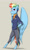 Size: 1024x1733 | Tagged: safe, artist:sinrar, imported from derpibooru, rainbow dash, anthro, unguligrade anthro, cigarette, clothes, female, jacket, older, older rainbow dash, smoking, solo, solo female, tracksuit, watch, wristwatch