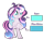 Size: 1270x944 | Tagged: safe, artist:stellamoonshineyt, imported from derpibooru, oc, oc only, oc:chaotic heart, alicorn, hybrid, pony, female, offspring, parent:discord, parent:princess flurry heart, parents:flurrycord, simple background, solo, transparent background