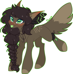 Size: 3982x4063 | Tagged: safe, artist:kurosawakuro, imported from derpibooru, oc, oc only, oc:mishka, earth pony, pony, base used, female, mare, simple background, solo, tongue out, transparent background