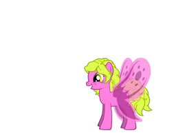 Size: 830x650 | Tagged: safe, artist:brightstar40k, imported from derpibooru, oc, oc only, oc:flutterfly, pony, butterfly wings, ponymaker, solo, wings