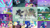 Size: 1978x1113 | Tagged: safe, edit, edited screencap, editor:quoterific, imported from derpibooru, screencap, applejack, arista, capper dapperpaws, fluttershy, garble, lokiax, nurse sweetheart, pinkie pie, princess celestia, princess luna, prominence, rainbow dash, rarity, spike, twilight sparkle, vex, alicorn, bird, changedling, changeling, chicken, dragon, earth pony, pegasus, pony, unicorn, between dark and dawn, season 9, spoiler:s09, 80s princess luna, angry, applejack is not amused, applejack's hat, arm wrestling, cowboy hat, duo, duo female, faic, female, glowing horn, hat, horn, lotta little things, magic, magic aura, mane seven, mane six, open mouth, rarity is not amused, royal sisters, siblings, sisters, spike is not amused, throne room, twilight sparkle (alicorn), unamused, winged spike, wings