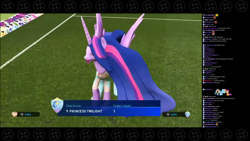 Size: 1280x720 | Tagged: safe, imported from derpibooru, twilight sparkle, alicorn, pony, the last problem, 3d, 4chan cup, clothes, dancing, female, football, princess twilight 2.0, socks, solo, sports, twilight sparkle (alicorn)