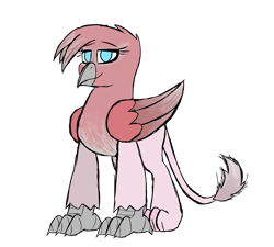 Size: 2600x2340 | Tagged: safe, artist:somber, imported from derpibooru, oc, oc only, griffon, fallout equestria, fallout equestria: longtalons, female, griffon oc, solo