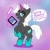 Size: 1080x1080 | Tagged: safe, artist:mediocre.mare, artist:mediocremare, imported from derpibooru, oc, oc only, pony, unicorn, abstract background, coat markings, eyelashes, female, glowing horn, horn, mare, rearing, socks (coat marking), socks (coat markings), solo, stylus, tablet, talking, unicorn oc