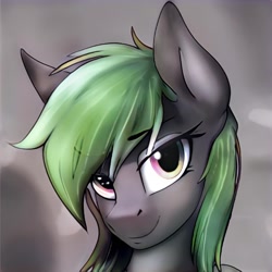 Size: 1024x1024 | Tagged: safe, artist:thisponydoesnotexist, imported from derpibooru, pony, ai content, ai generated, generator:thisponydoesnotexist, looking at you, multicolored eyes, neural network, solo