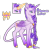 Size: 1200x1200 | Tagged: safe, artist:luminescence553, imported from derpibooru, oc, oc only, oc:ichor, alicorn, pony, alicorn oc, cutie mark, eyeshadow, glowing horn, horn, long mane, looking down, makeup, princess, solo, wings