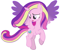 Size: 7652x6400 | Tagged: safe, artist:laszlvfx, imported from derpibooru, princess cadance, pony, absurd resolution, alternate hairstyle, base used, simple background, solo, teen princess cadance, transparent background, vector, younger