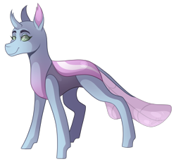 Size: 2900x2700 | Tagged: safe, artist:kikirdcz, imported from derpibooru, oc, oc only, oc:anisoptera, changedling, changeling, female, high res, simple background, solo, transparent background