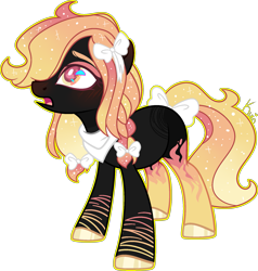 Size: 1741x1827 | Tagged: safe, artist:kurosawakuro, imported from derpibooru, oc, oc only, oc:bryoni, earth pony, pony, base used, bow, female, mare, simple background, solo, tail bow, transparent background