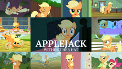 Size: 1978x1113 | Tagged: safe, edit, edited screencap, editor:quoterific, imported from derpibooru, screencap, apple bloom, applejack, rainbow dash, twilight sparkle, earth pony, pegasus, pony, unicorn, a bird in the hoof, apple family reunion, applebuck season, bloom and gloom, family appreciation day, friendship is magic, look before you sleep, made in manehattan, sisterhooves social, the cart before the ponies, the cutie pox, the last roundup, where the apple lies, apple, appledash, applejack's hat, bow, bucket, collage, cowboy hat, derp, duo, duo female, female, filly, food, hat, hatless, lesbian, messy mane, missing accessory, shipping, shocked, solo, teenage applejack, teenager, twijack, unicorn twilight, walking