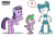 Size: 2067x1391 | Tagged: safe, artist:gradiusfanatic, imported from derpibooru, spike, twilight sparkle, alicorn, dragon, human, pony, robot, robot pony, crossover, humanized, jenny wakeman, my life as a teenage robot, robot dragon, roboticization, role reversal, species swap, spikebot, trio, twibot, twilight sparkle (alicorn)