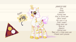 Size: 3492x1964 | Tagged: safe, artist:cocaine, imported from derpibooru, oc, oc:princess coke, alicorn, zebra, zebra alicorn, alicorn oc, controller, cutie mark, horn, looking at you, magic, smiling, smirk, wings