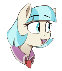 Size: 462x528 | Tagged: safe, artist:neighday, imported from derpibooru, coco pommel, earth pony, pony, bust, female, mare, meme, pogchamp, poggers, simple background, solo, transparent background