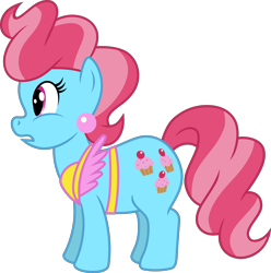 Size: 4000x4034 | Tagged: safe, artist:jeatz-axl, imported from derpibooru, cup cake, earth pony, pony, female, mare, simple background, solo, transparent background, vector