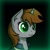 Size: 160x160 | Tagged: safe, artist:dipfanken, editor:fluttershyisnot adoormat, imported from derpibooru, oc, oc:littlepip, pony, unicorn, fallout equestria, game: fallout equestria: remains, bust, clothes, female, gradient background, horn, jumpsuit, mare, unicorn oc, vault suit