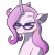 Size: 960x960 | Tagged: safe, artist:hitsuji, imported from derpibooru, oleander, unicorn, them's fightin' herds, alternate color palette, community related, eyewear, glasses, oleander (tfh), simple background, smug, solo, transparent background