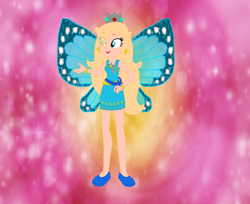 Size: 812x663 | Tagged: safe, artist:selenaede, artist:user15432, imported from derpibooru, fairy, human, equestria girls, barely eqg related, base used, base:selenaede, blue dress, blue wings, charmix, clothes, crossover, crown, dress, ear piercing, earring, equestria girls style, equestria girls-ified, fairy princess, fairy wings, fairyized, jewelry, magic winx, nintendo, piercing, princess rosalina, rainbow s.r.l, regalia, rosalina, shoes, solo, sparkly background, super mario bros., wings, winx, winx club, winxified