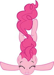 Size: 900x1259 | Tagged: safe, artist:cloudshadezer0, imported from derpibooru, pinkie pie, pony, a dog and pony show, falling, show accurate, solo, vector